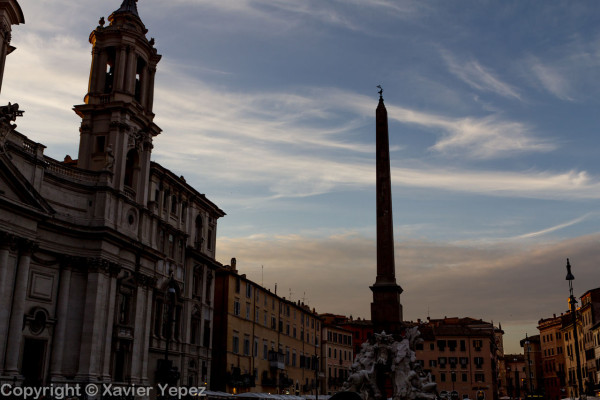 Piazza Navona - sunset