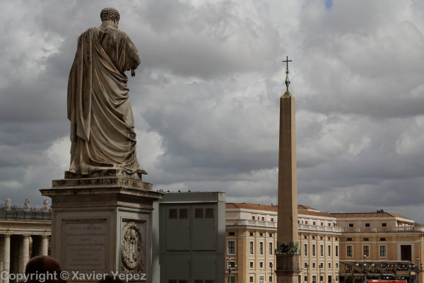 Saint Peter's Square - preparations for conclave
