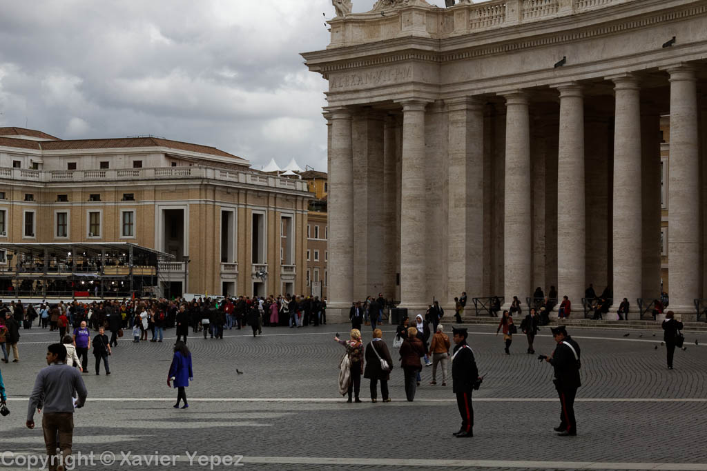 Saint Peter's Square - preparations, pre conclave