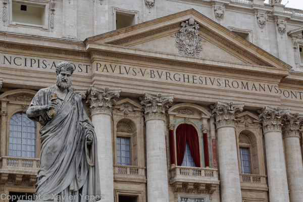 Saint Peter's Square - view to the Basilica, pre conclave