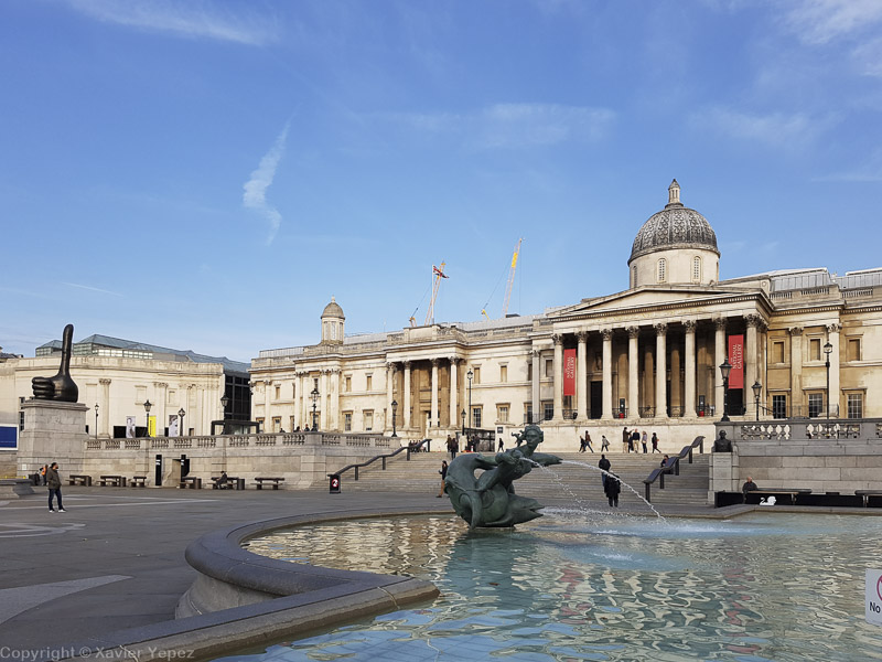 Trafalgar Square, The National Gallery, London